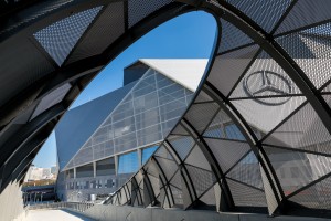 Pedestrian Bridge at Mercedes Benz Stadium Atlanta 6052